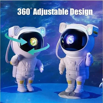 Cosmic Astronaut LED Star Projector Light – Galaxy Ambient Lamp for Bedroom & Home decor